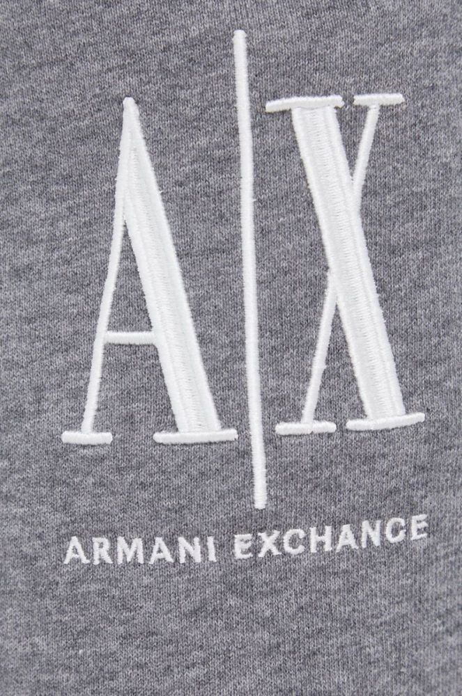 Шорти Armani Exchange чоловічі колір сірий (1650339) фото 3