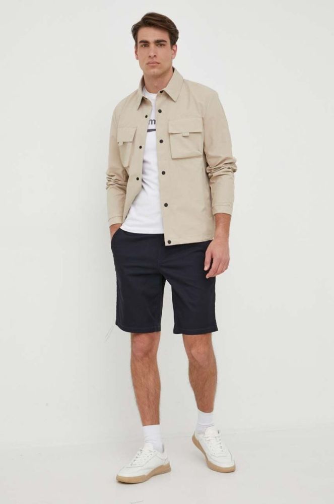 Шорти Armani Exchange чоловічі колір синій (3187459) фото 2