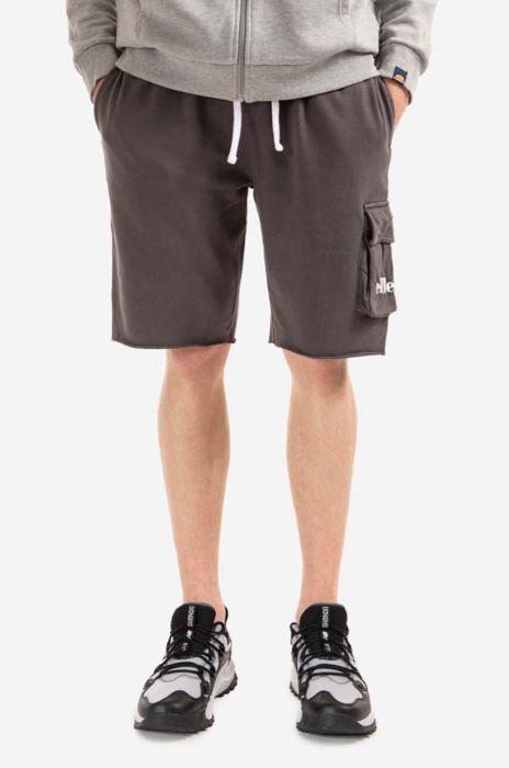 Бавовняні шорти Ellesse колір сірий SHM13798-GREY