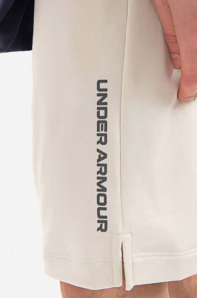 Шорти Under Armour Terry Short чоловічі колір бежевий 1366266-279 фото 4