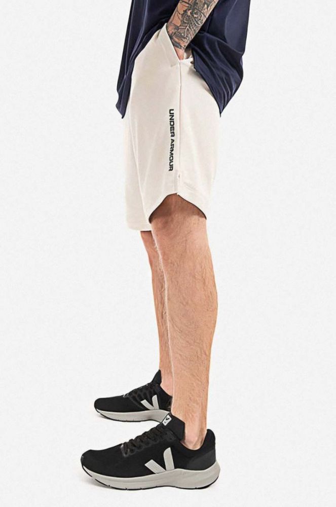 Шорти Under Armour Terry Short чоловічі колір бежевий 1366266-279 фото 8
