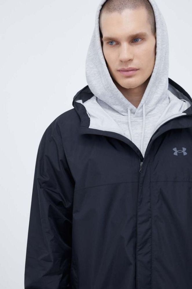 Куртка Under Armour чоловіча колір чорний перехідна (3518014) фото 5