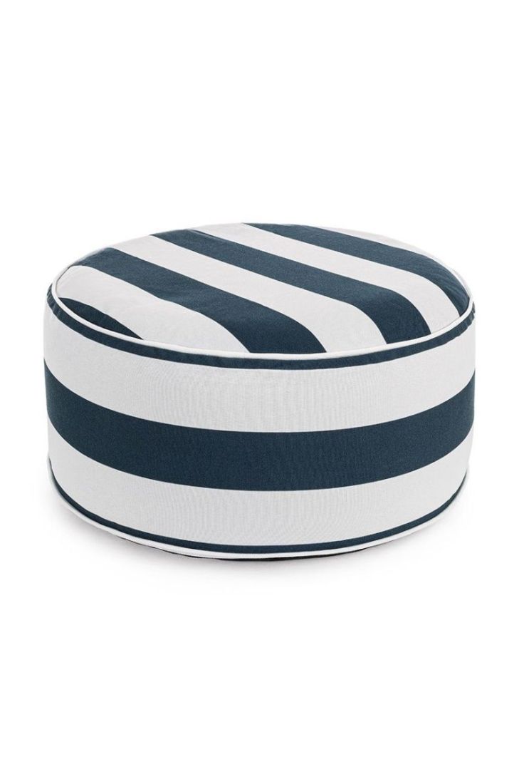 Bizzotto Надувний пуф Stripes колір блакитний