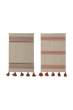 Bloomingville Набір кухонних рушників (2-pack) колір сірий (2715183)