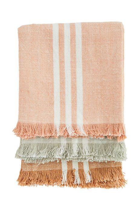 Madam Stoltz Набір кухонних рушників (3-pack) колір помаранчевий