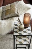 Декоративна подушка Villa Collection Nature колір бежевий фото 3