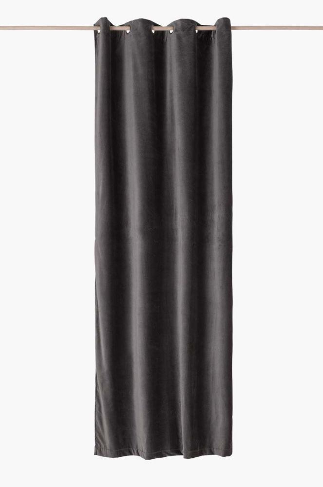 Декоративна фіранка Calma House Velur 140 x 280 cm колір чорний (2900657)