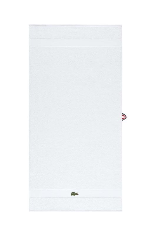Бавовняний рушник Lacoste колір білий (2950655)