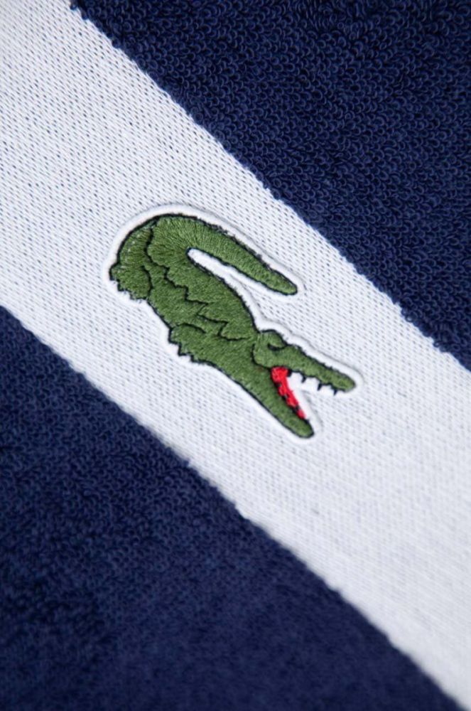 Бавовняний рушник Lacoste колір блакитний (2950661) фото 3