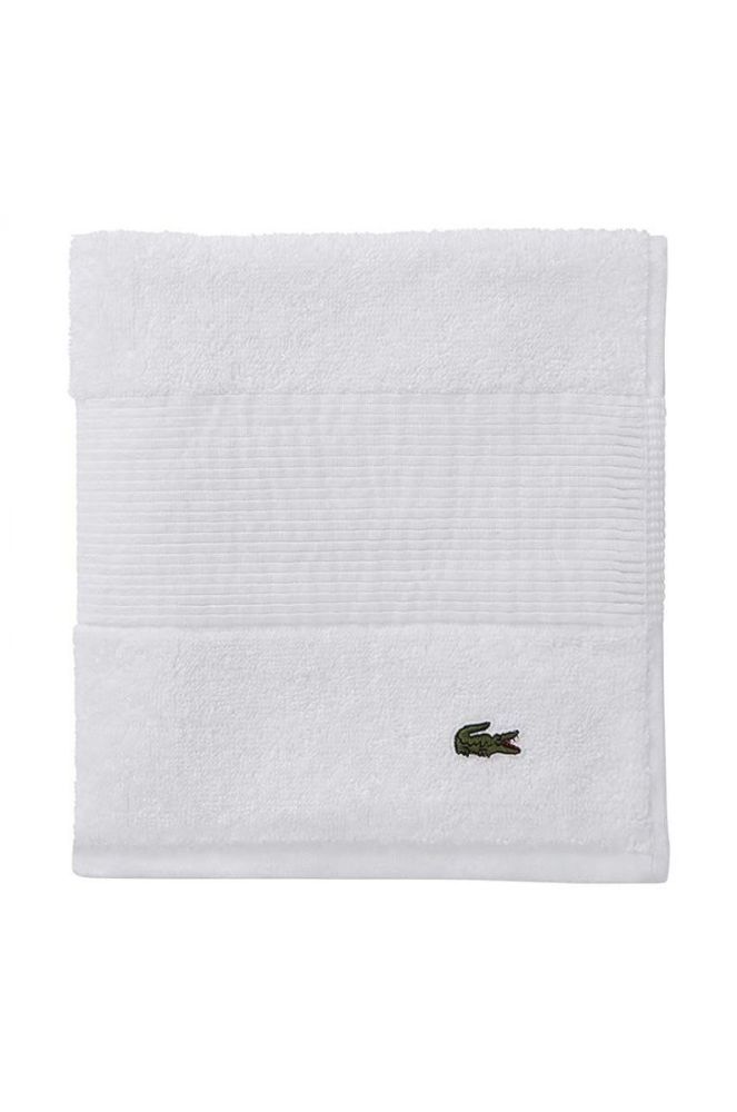 Бавовняний рушник Lacoste колір білий (2950654) фото 3