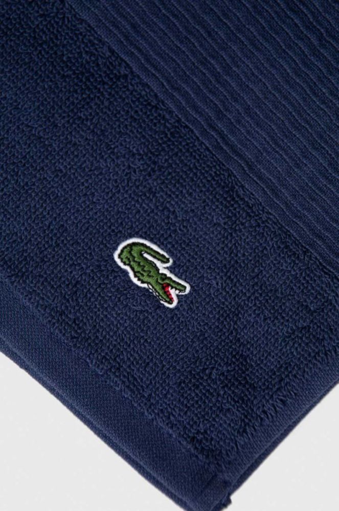 Бавовняний рушник Lacoste 50 x 100 cm колір блакитний (2950658) фото 3