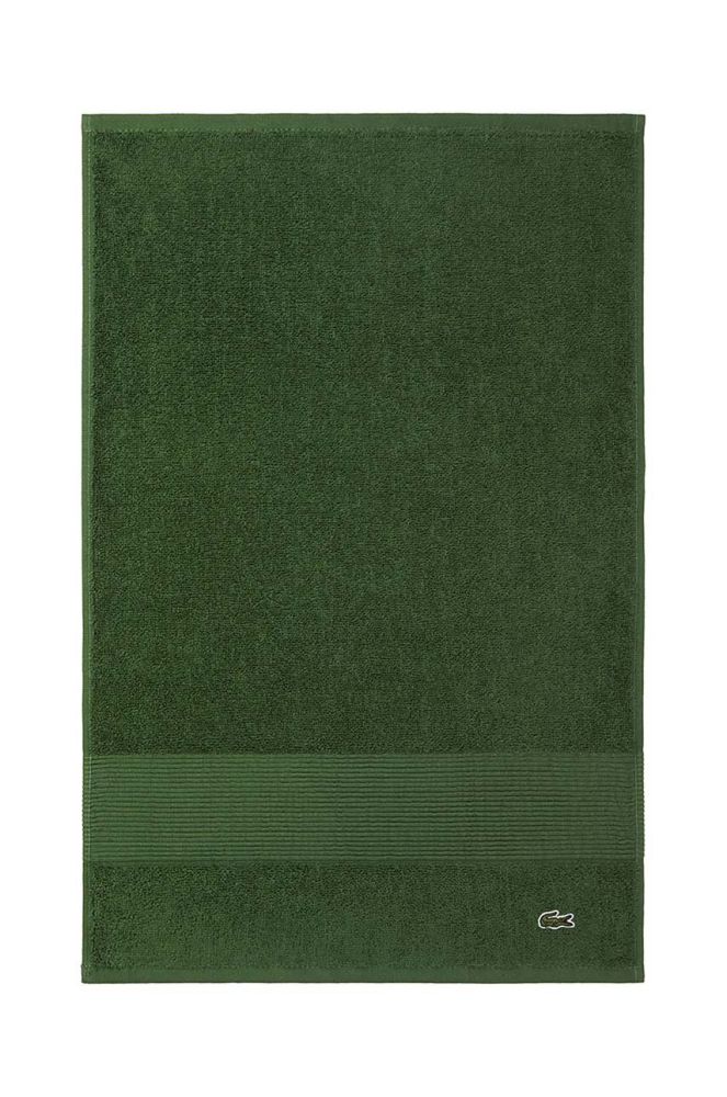 Маленький бавовняний рушник Lacoste 40 x 60 cm колір зелений (2950665)
