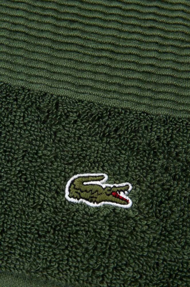 Бавовняний рушник Lacoste 50 x 100 cm колір зелений (2950667) фото 3