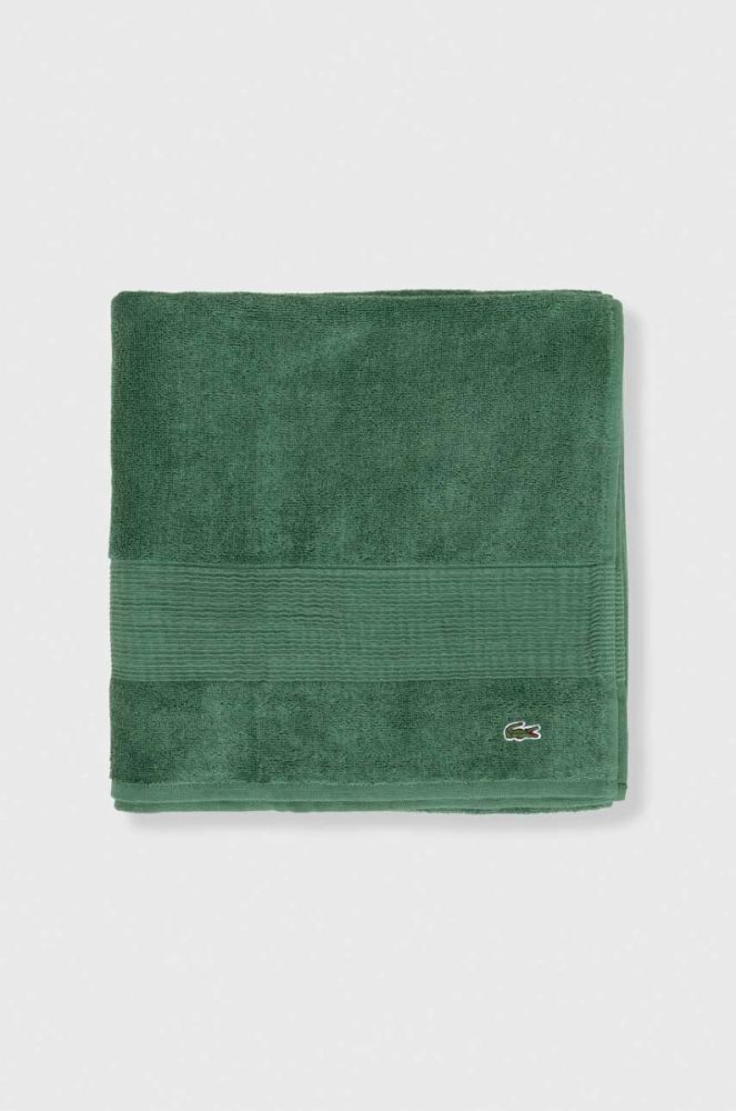 Бавовняний рушник Lacoste 70 x 140 cm колір зелений (2950669) фото 2