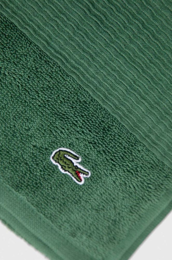 Бавовняний рушник Lacoste 70 x 140 cm колір зелений (2950669) фото 3
