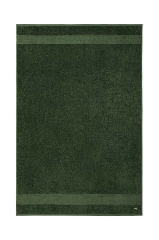 Великий бавовняний рушник Lacoste 100 x 150 cm колір зелений