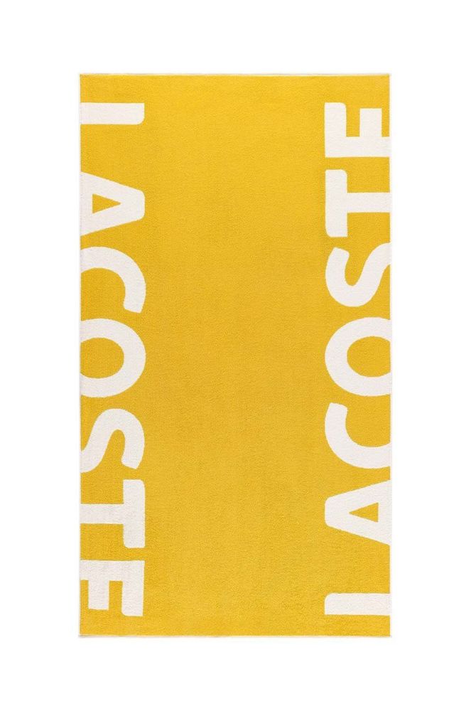 Пляжний рушник Lacoste колір жовтий (2950681)