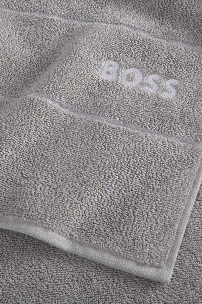 Маленький бавовняний рушник BOSS 40 x 60 cm колір сірий (2953504) фото 4