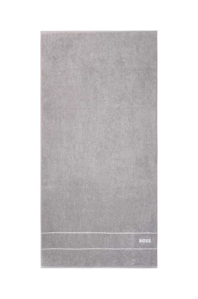 Середній бавовняний рушник BOSS 70 x 140 cm колір сірий (2950687)