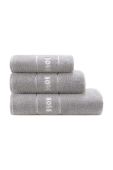 Середній бавовняний рушник BOSS 70 x 140 cm колір сірий (2950687)