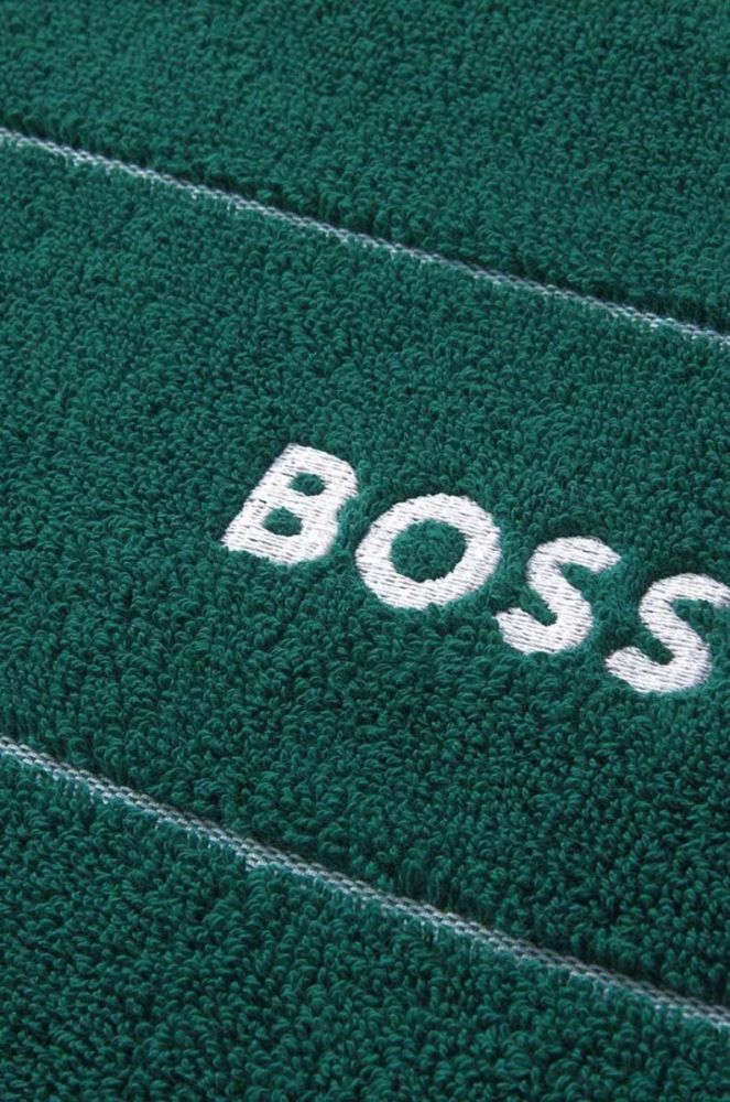 Маленький бавовняний рушник BOSS 40 x 60 cm колір зелений (2950690) фото 5