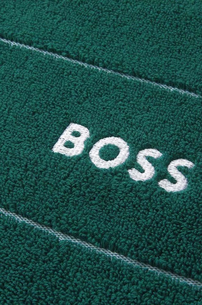 Середній бавовняний рушник BOSS 70 x 140 cm колір зелений (2950692) фото 5