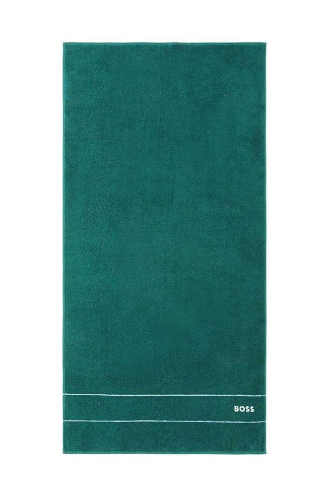 Великий бавовняний рушник BOSS 100 x 150 cm колір зелений (2950693)