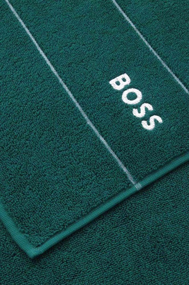 Великий бавовняний рушник BOSS 100 x 150 cm колір зелений (2950693) фото 6