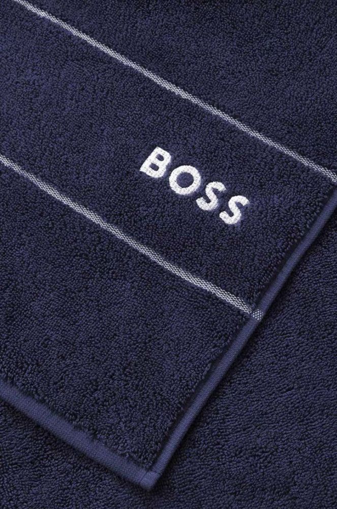 Маленький бавовняний рушник BOSS 40 x 60 cm колір темно-синій (2950700) фото 4