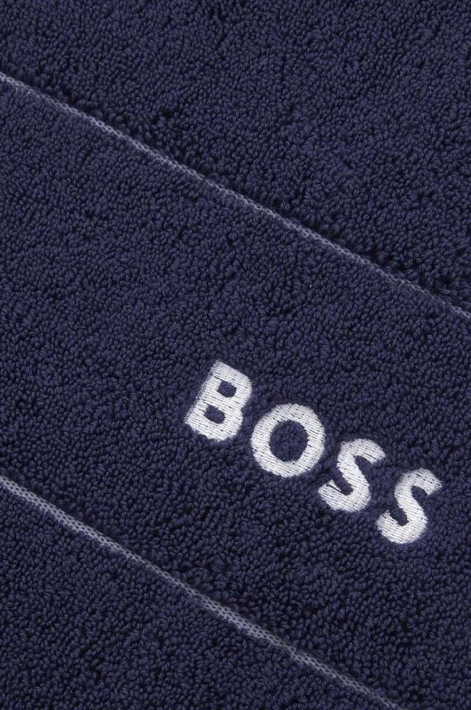Маленький бавовняний рушник BOSS 50 x 100 cm колір темно-синій (2950701) фото 3