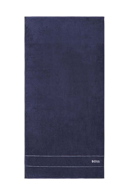 Середній бавовняний рушник BOSS 70 x 140 cm колір темно-синій (2950702)