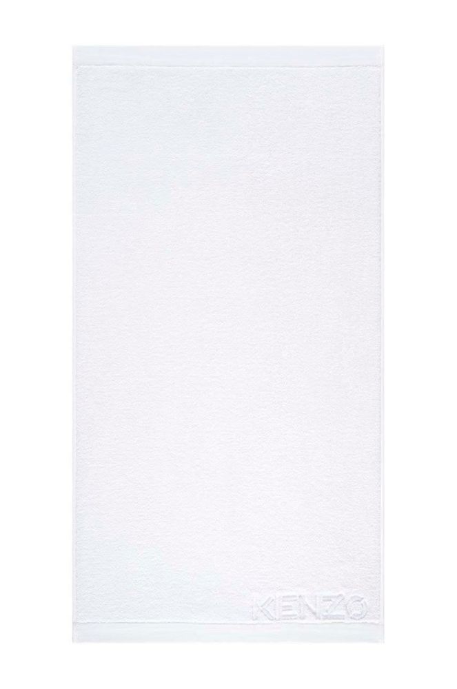 Великий бавовняний рушник Kenzo 92 cm x 150 cm колір білий (2946537)