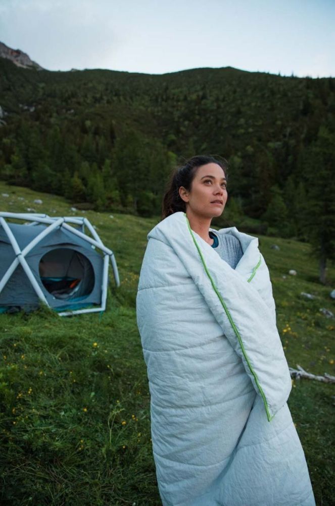 Цілорічна ковдра Blackroll Recovery Blanket колір білий фото 6