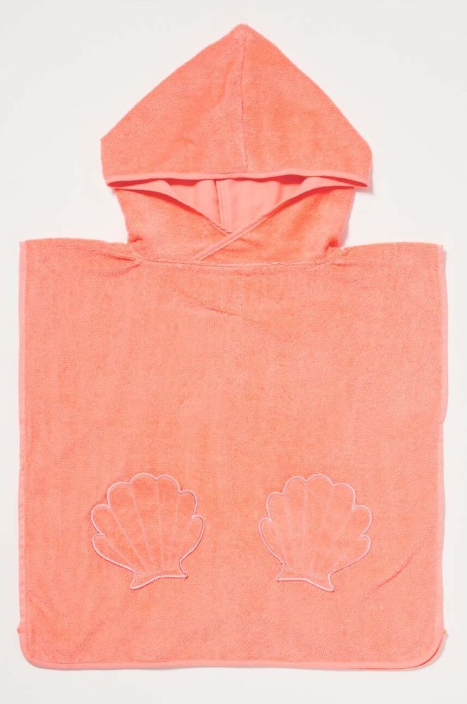 Дитячий пляжний рушник SunnyLife Hooded Towel колір помаранчевий