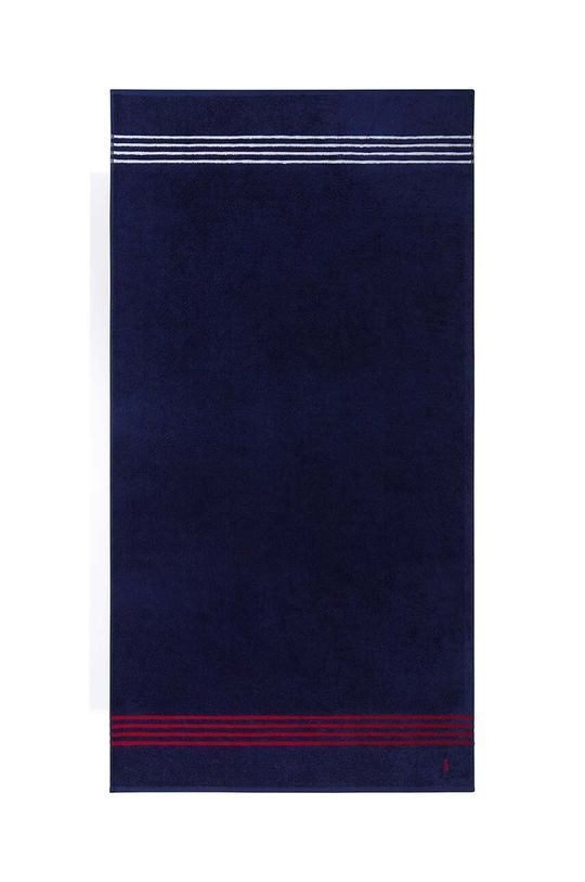 Великий бавовняний рушник Ralph Lauren Bath Sheet Travis 90 x 170 cm колір темно-синій (3327322)