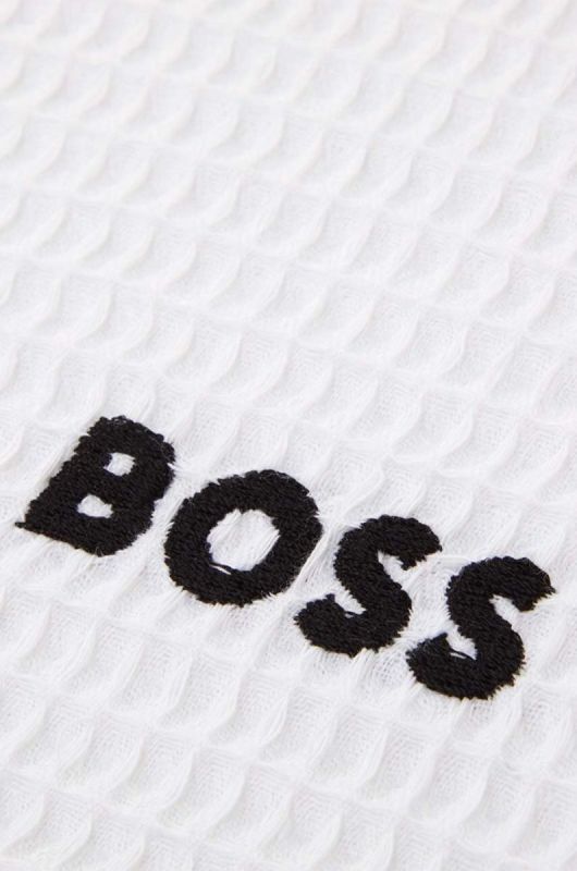 Маленький бавовняний рушник Hugo Boss Waffle Handtowel 50 x 100 cm колір білий фото 2
