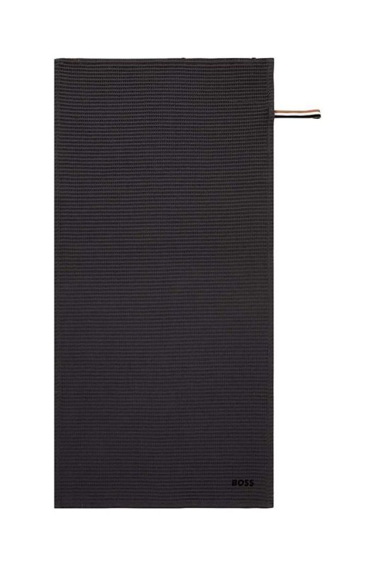 Маленький бавовняний рушник Hugo Boss 50 x 100 cm колір блакитний