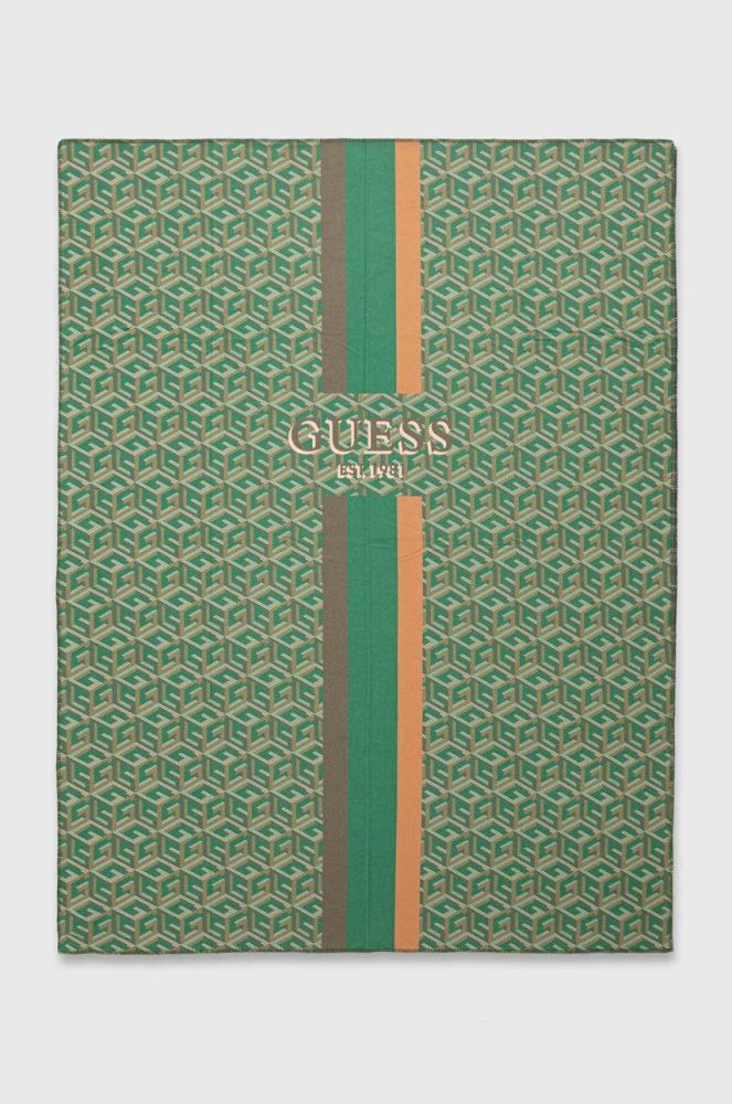 Ковдра Guess 150 x 200 cm колір зелений (3399332)