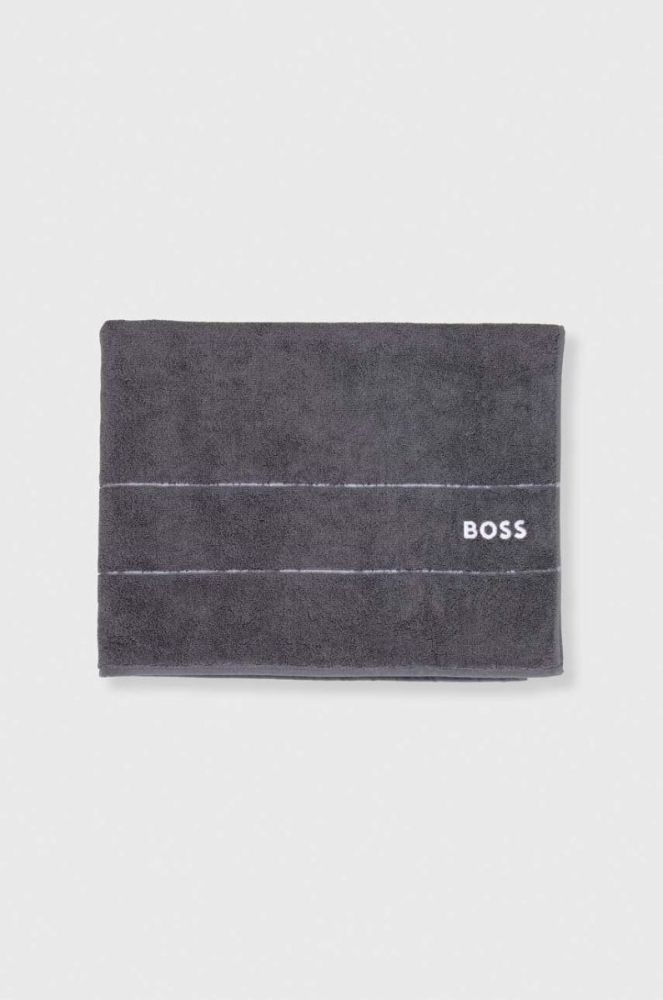 Бавовняний рушник BOSS 100 x 150 cm колір сірий (3531838) фото 2