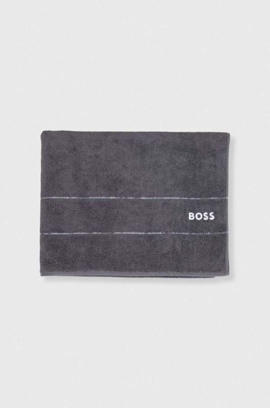 Бавовняний рушник BOSS 100 x 150 cm колір сірий (3531838) фото 2
