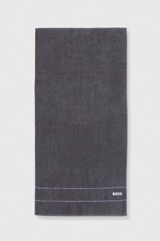 Бавовняний рушник BOSS 70 x 140 cm колір сірий (3531839)