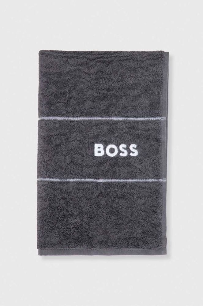 Бавовняний рушник BOSS 40 x 60 cm колір сірий (3531487) фото 2
