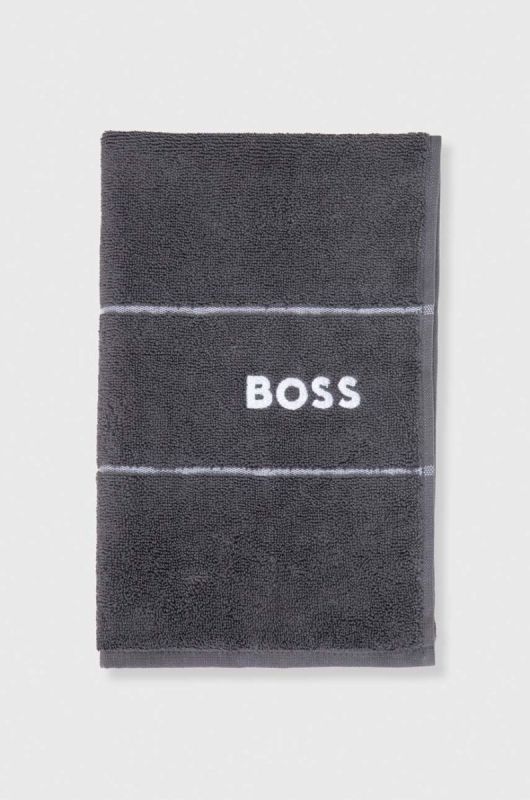 Бавовняний рушник BOSS 40 x 60 cm колір сірий (3531487) фото 2