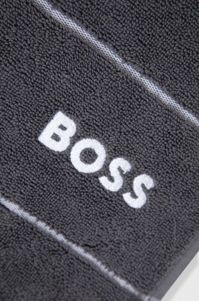 Бавовняний рушник BOSS 40 x 60 cm колір сірий (3531487) фото 3