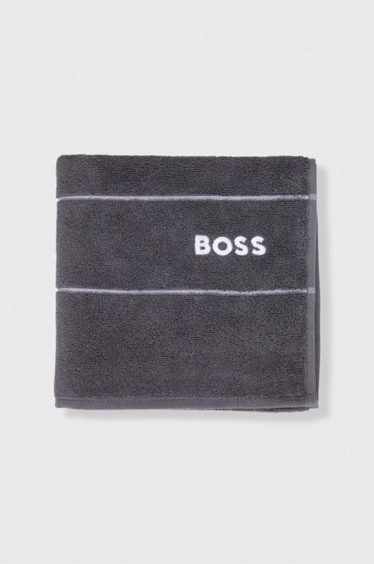 Бавовняний рушник BOSS 50 x 100 cm колір сірий (3530615) фото 2