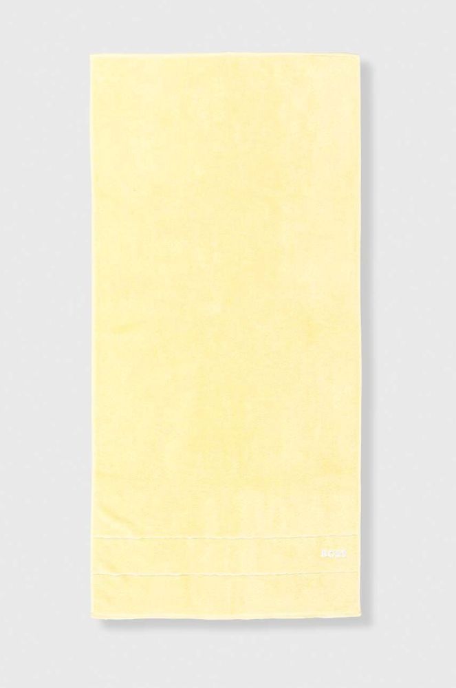 Бавовняний рушник BOSS 70 x 140 cm колір жовтий (3531492)