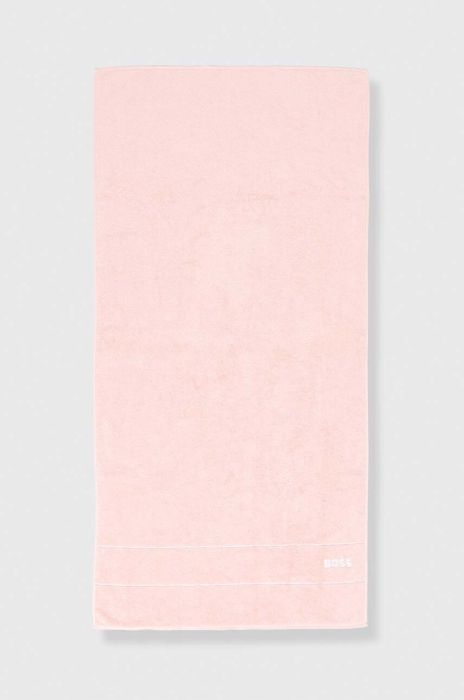 Бавовняний рушник BOSS 70 x 140 cm колір рожевий (3531493)