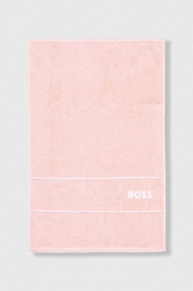 Маленький бавовняний рушник BOSS 40 x 60 cm колір рожевий (3530617)