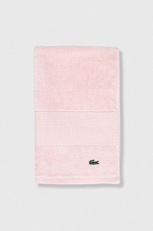 Бавовняний рушник Lacoste 40 x 60 cm колір рожевий фото 2