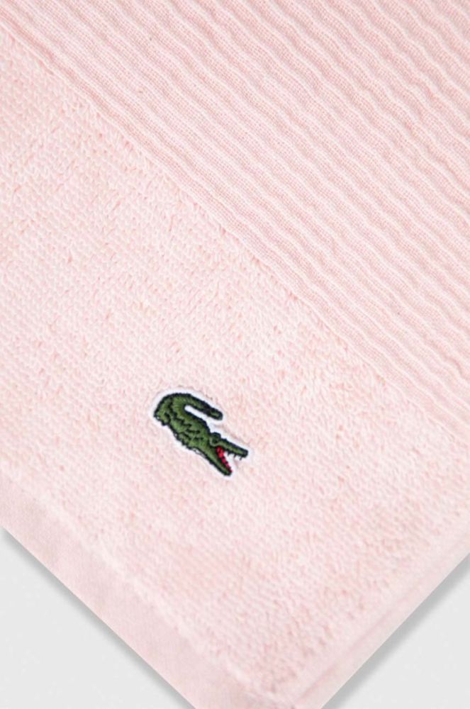 Бавовняний рушник Lacoste 50 x 100 cm колір рожевий (3535735) фото 3